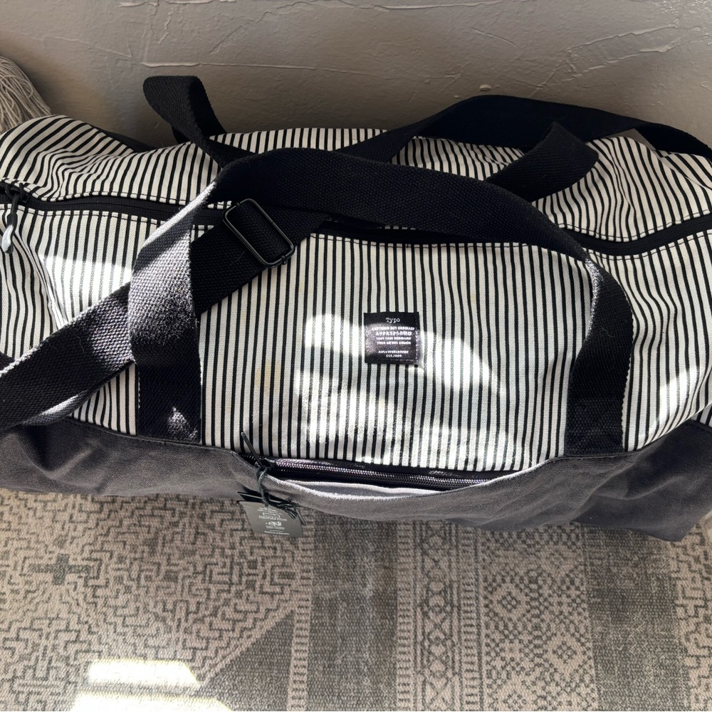 NWT Cotton Barrel Bag